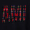 Tartan Check Logo Patch Sweatshirt