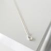 Tear Drop Silver Necklace