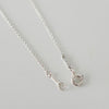 Tear Drop Silver Necklace