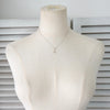 Tear Drop Silver Necklace