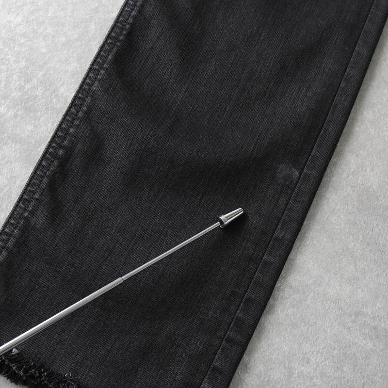 ディーゼル TEPPHAR ブラック コーティング ストレッチ デニム - NEWSED