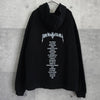 THERMAL LAYERED ZIP HOODIE ジュンナカヤマ サーマル ジップアップ フーディー パーカー ブラック