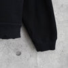 THERMAL LAYERED ZIP HOODIE ジュンナカヤマ サーマル ジップアップ フーディー パーカー ブラック