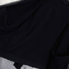 THERMAL LAYERED ZIP HOODIE ジュンナカヤマ サーマル ジップアップ フーディー パーカー ブラック
