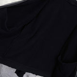 THERMAL LAYERED ZIP HOODIE ジュンナカヤマ サーマル ジップアップ フーディー パーカー ブラック - NEWSED
