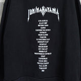 THERMAL LAYERED ZIP HOODIE ジュンナカヤマ サーマル ジップアップ フーディー パーカー ブラック - NEWSED