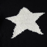 THRIFTY LOOK STAR HAND KNIT スリフティールック スター ハンドニット ブラック - NEWSED