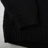 THRIFTY LOOK STAR HAND KNIT スリフティールック スター ハンドニット ブラック - NEWSED