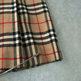 バーバリー ノバチェック ウール プリーツスカート ベージュ