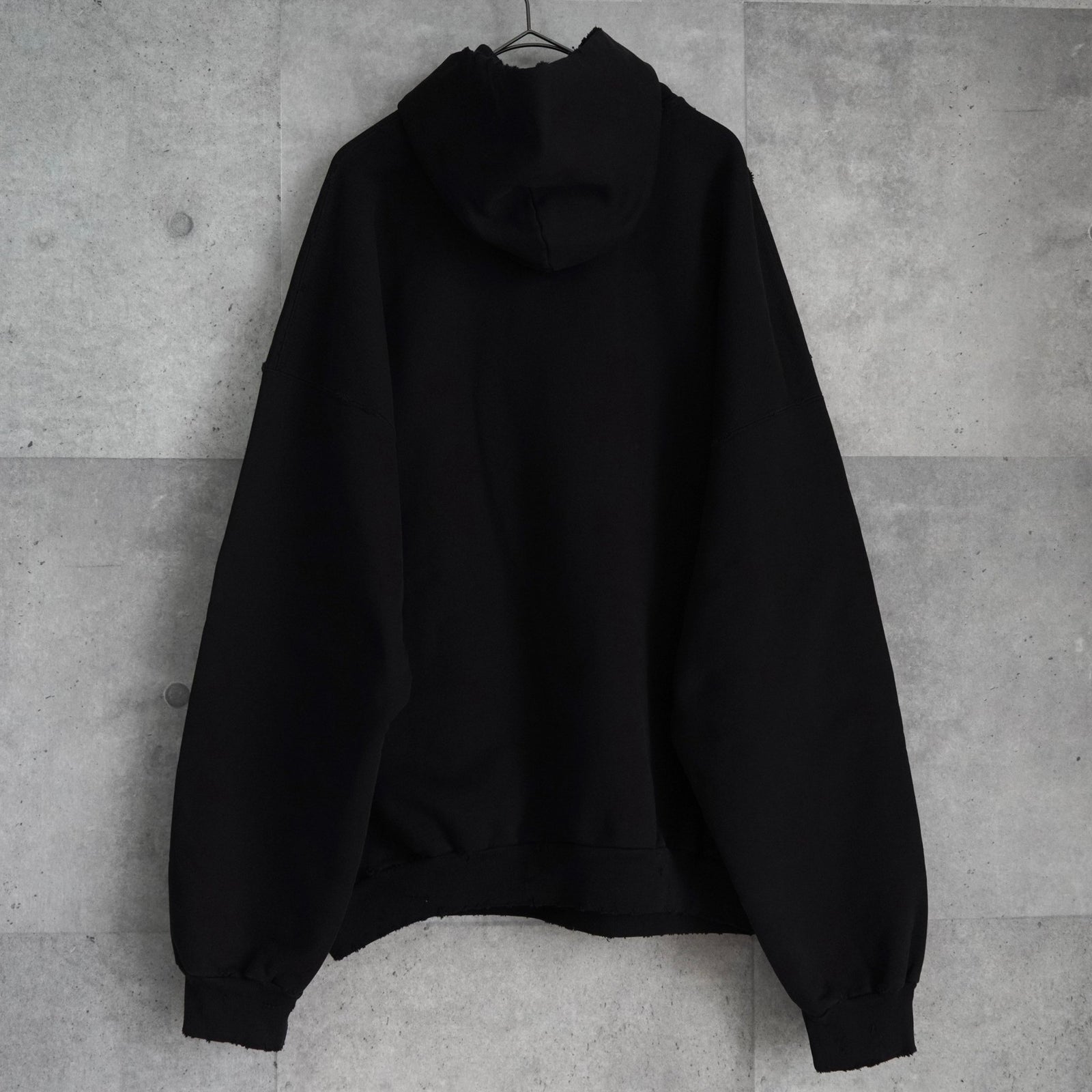 バレンシアガ TO MY LOVE HOODIE オーバーサイズ CD装飾 ダメージ加工 
