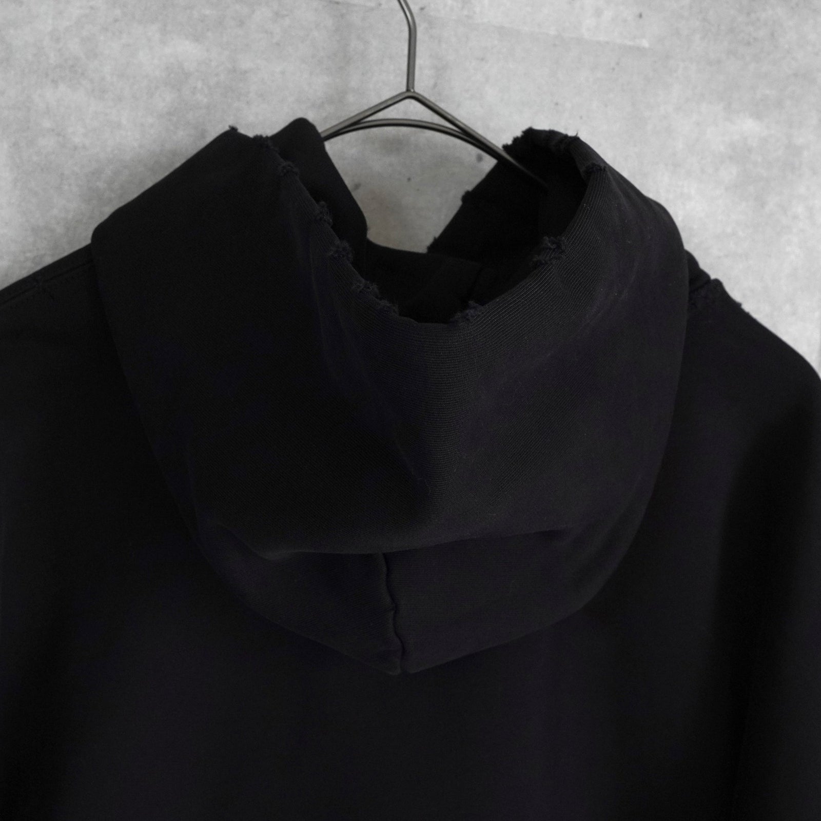 バレンシアガ TO MY LOVE HOODIE オーバーサイズ CD装飾 ダメージ加工 
