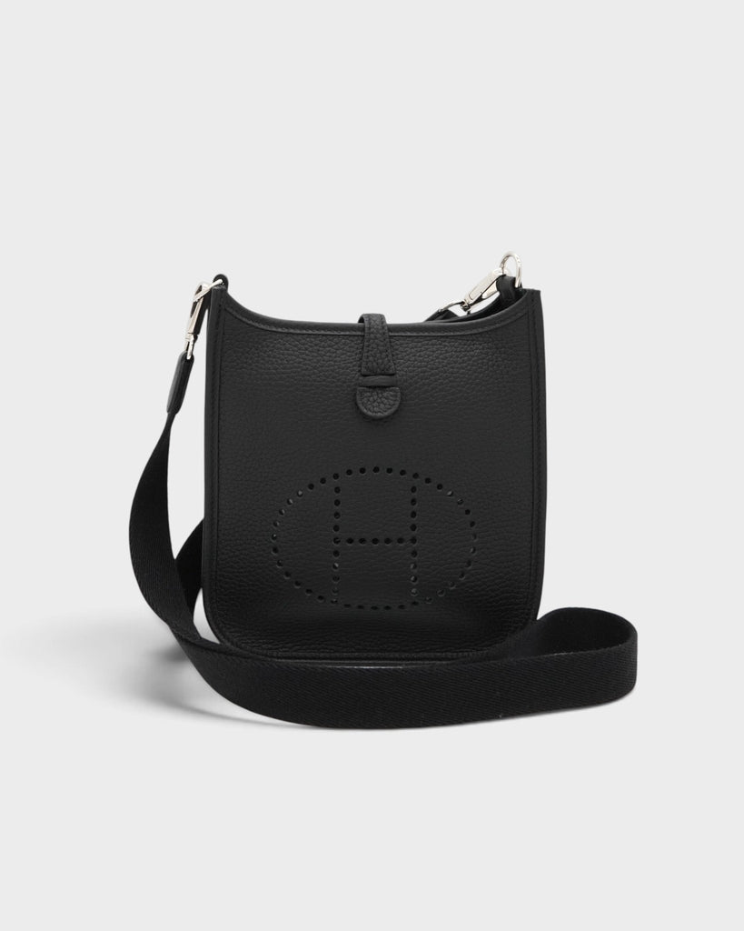 エルメス エブリンTPM トリヨンクレマンス ショルダーバッグ ブラック SV金具 B刻