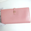 シャネル ココボタン レザー 長財布 ピンク