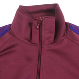 ニードルズ Track Jacket-Poly Smooth ロゴ刺繍 ダブルジップアップ ジャージ トラックジャケット ワインレッド M メンズ - NEWSED