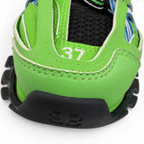 バレンシアガ TRACK TRAINERS レースアップ レザー ローカットスニーカー ライトグリーン 24.5 レディース - NEWSED