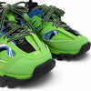 バレンシアガ TRACK TRAINERS レースアップ レザー ローカットスニーカー ライトグリーン 24.5 レディース