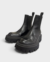 バレンシアガ TRACTOR 20MM 厚底 サイドゴア チェルシー ブーツ ブラック 40 メンズ - NEWSED