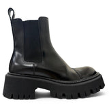 バレンシアガ TRACTOR BOOTIE サイドゴア ブーツ ブラック 35 レディース - NEWSED
