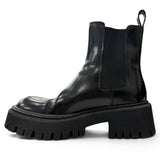バレンシアガ TRACTOR BOOTIE サイドゴア ブーツ ブラック 35 レディース - NEWSED