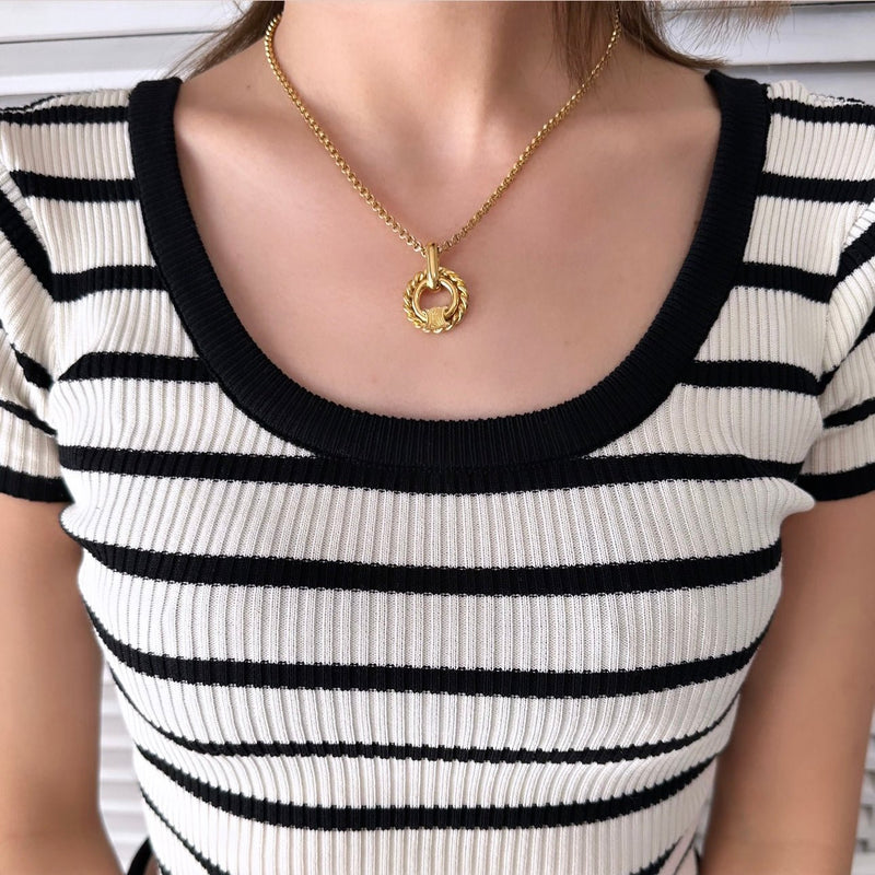 Triomphe Gold Necklace｜Made in Italy - NEWSED