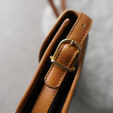 Triomphe Leather Shoulder Bag - NEWSED