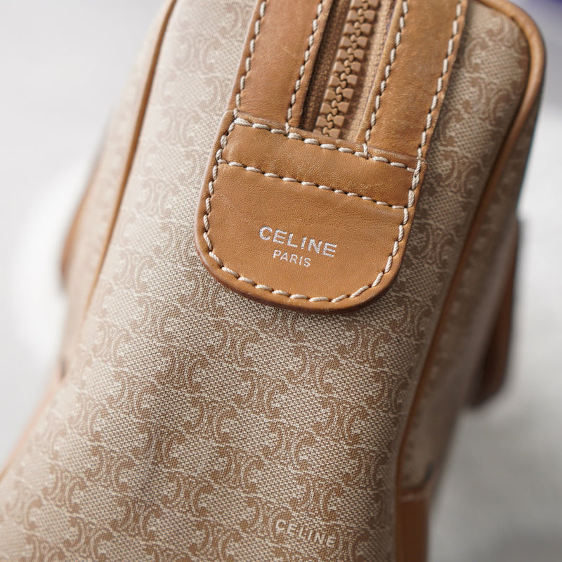 Triomphe PVC Mini Boston Bag - NEWSED