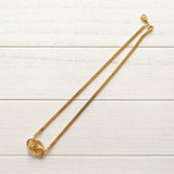 Triomphe Rhinestone Gold Necklace｜Made in Italy - NEWSED