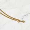 Triomphe Rhinestone GP Gold Necklace