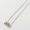 Triple Hearts Silver Necklace