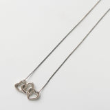 Triple Hearts Silver Necklace - NEWSED