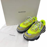 バレンシアガ TRIPLE S ローカットスニーカー ネオンイエロー 27.5 メンズ - NEWSED