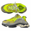 バレンシアガ TRIPLE S ローカットスニーカー ネオンイエロー 27.5 メンズ