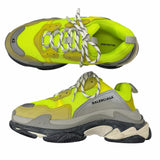 バレンシアガ TRIPLE S ローカットスニーカー ネオンイエロー 27.5 メンズ - NEWSED
