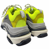 バレンシアガ TRIPLE S ローカットスニーカー ネオンイエロー 27.5 メンズ - NEWSED
