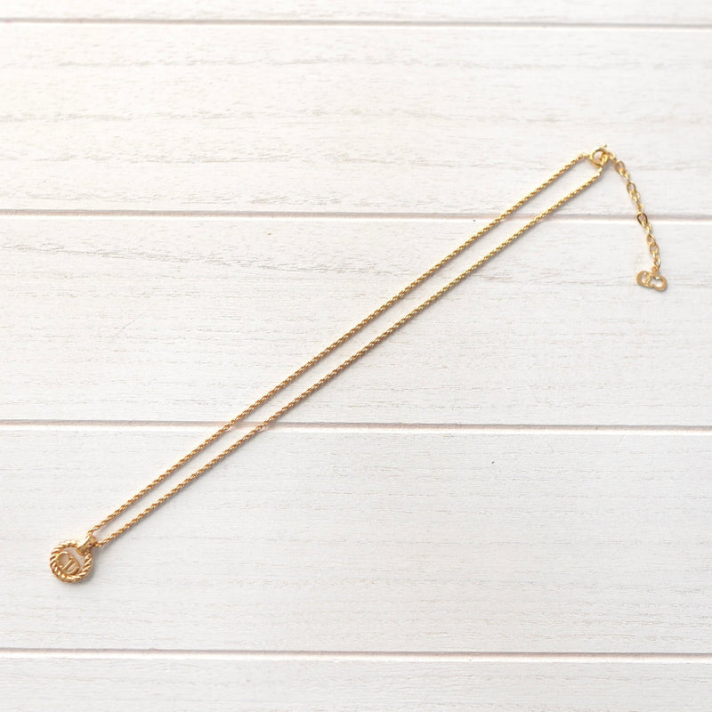 Twist Circle Top Gold Necklace - NEWSED