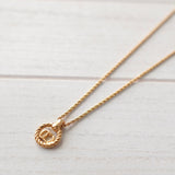 Twist Circle Top Gold Necklace - NEWSED