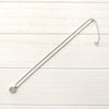 Twist Circle Top Silver Necklace