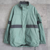 Two-tone Coloring Nylon Blouson