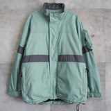 Two - tone Coloring Nylon Blouson - NEWSED