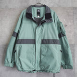 Two - tone Coloring Nylon Blouson - NEWSED