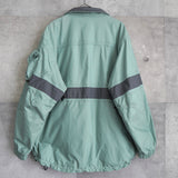 Two - tone Coloring Nylon Blouson - NEWSED