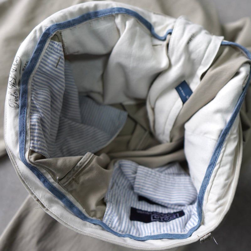 Two - tuck Cotton Pants - NEWSED