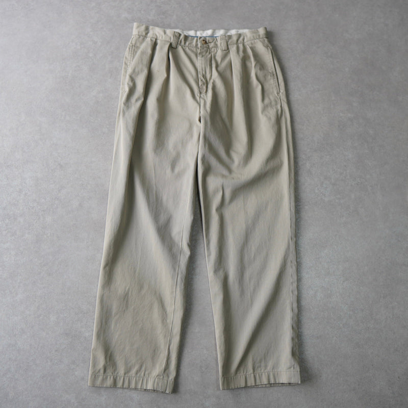 Two - tuck Cotton Pants - NEWSED