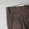 Two tucks wool slacks