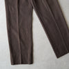 Two tucks wool slacks