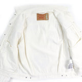 リーバイス デニムティアーズ TYPE2 BUSTDOWN JACKET スワロフスキー デニムジャケット オフホワイト M メンズ - NEWSED