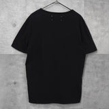メゾンマルジェラ Uネック パズル Tシャツ ブラック - NEWSED