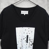 Maison Margiela U-neck Puzzle T-shirt in black