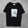 Maison Margiela U-neck Puzzle T-shirt in black