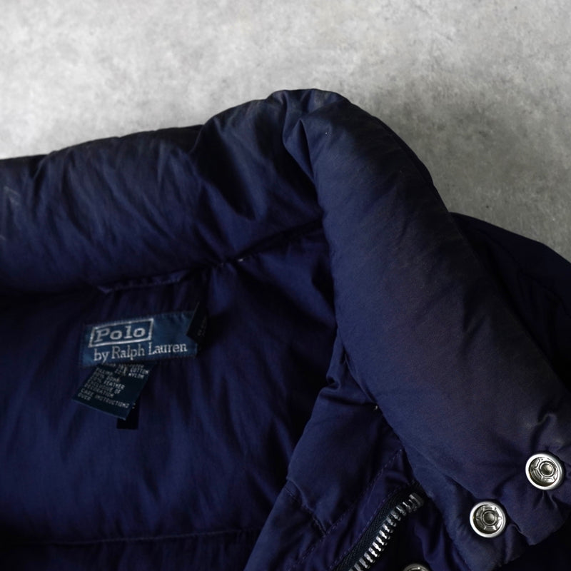 ポロ ラルフローレン ダウンジャケット ネイビー